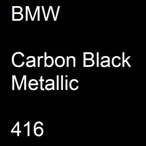 BMW, Carbon Black Metallic, 416.